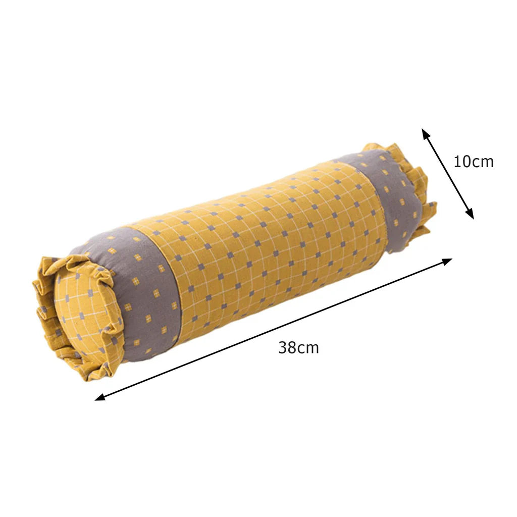 Cervical Pillow Bedroom Pregnancy Pillows Old Coarse Cloth Buckwheat Pillow Yellow Grey