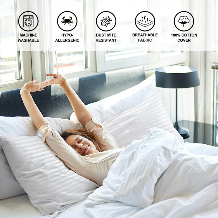 Microfiber Body Pillow 1 Piece | Ultra Soft & Long Side Sleeper Pillow