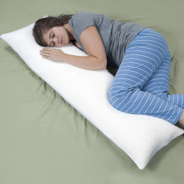 Hotel Quality Soft Body Pillow Long Side Sleeper Pillows for Bedroom (Pack of 1)
