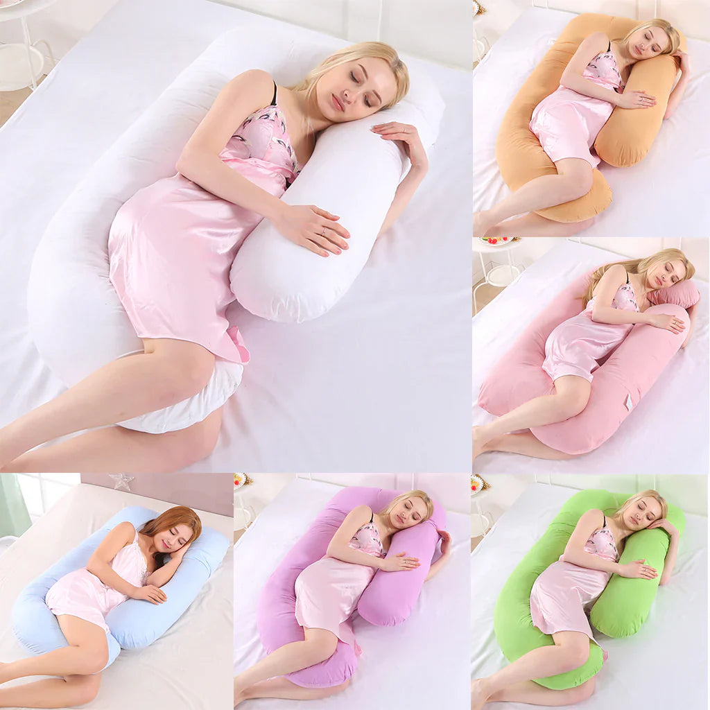 Pregnancy Body Pillows & Pillowcase #1 Pillowcase - White