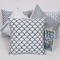 Flower Print Cushion Cover